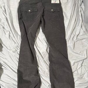 Gray Corduroy Pants